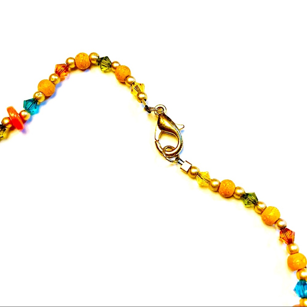 Hand Designed Pineapple Under The Sun Necklace - image 5